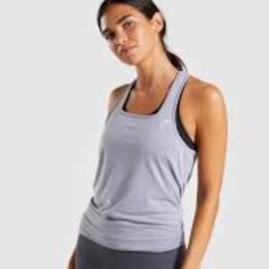 Lilac Gymshark Tie-Back Tank